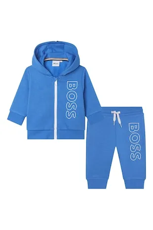 BOSS Kidswear - Set cu hanorac si pantaloni sport, cu logo